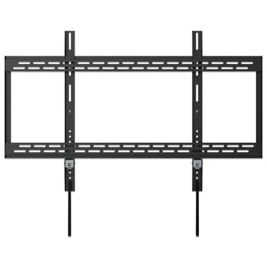 Manhattan Wall Mount for TV & Monitors (Fixed), For screens 60" to 100", VESA compatibility: all between 200x200mm to 900x600mm - check the dimensions of the four mounting holes on back of screen to ensure it fits, Max 50kg, Black, Bracket view 5