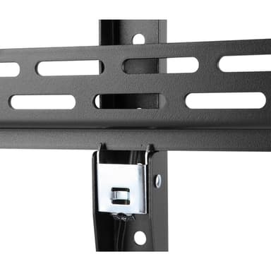Manhattan Wall Mount for TV & Monitors (Fixed), For screens 60" to 100", VESA compatibility: all between 200x200mm to 900x600mm - check the dimensions of the four mounting holes on back of screen to ensure it fits, Max 50kg, Black, Bracket view 6