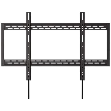 Manhattan Wall Mount for TV & Monitors (Fixed), For screens 60" to 100", VESA compatibility: all between 200x200mm to 900x600mm - check the dimensions of the four mounting holes on back of screen to ensure it fits, Max 50kg, Black, Bracket view 3