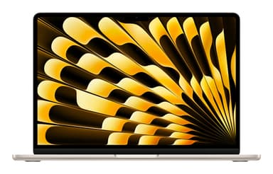 Apple MacBook Air 13-inch : M4 chip with 10-core CPU and 10-core GPU, 16GB, 512GB SSD - Starlight view 1