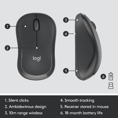 Logitech MK295 Silent Wireless Combo view 12