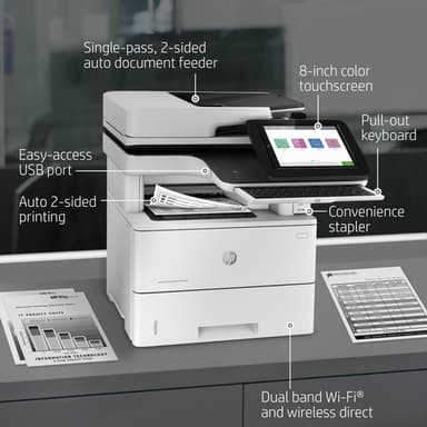 HP LaserJet Enterprise Flow MFP M528z view 9
