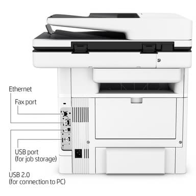HP LaserJet Enterprise Flow MFP M528z view 10