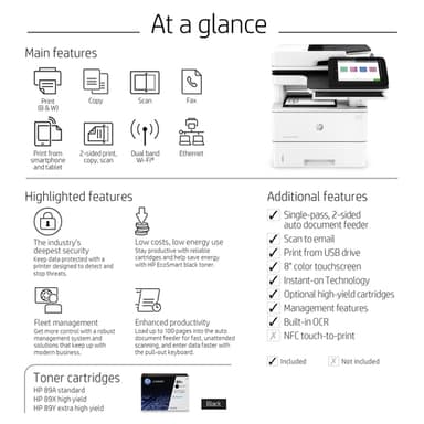 HP LaserJet Enterprise Flow MFP M528z view 8