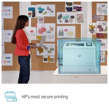 HP Color LaserJet Enterprise M554dn Printer view 13