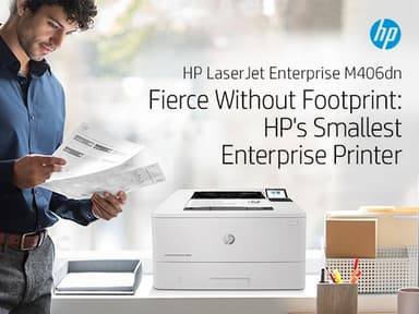 HP LaserJet Enterprise M406dn view 14