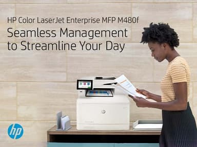 HP Color LaserJet Enterprise MFP M480f view 17