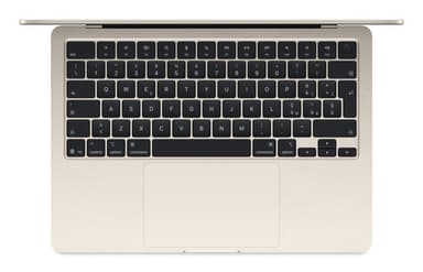 Apple MacBook Air 13-inch : M4 chip with 10-core CPU and 10-core GPU, 16GB, 512GB SSD - Starlight view 2