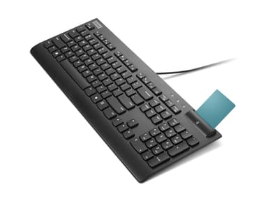 Lenovo Smartcard Wired II keyboard Home/Office USB UK English Black view 3