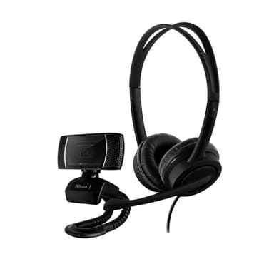 Trust Doba webcam 1280 x 720 pixels USB Black view 1