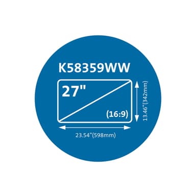 Kensington MagPro Magnetic Privacy Screen Filter for Monitors 27” (16:9) view 8