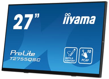 iiyama ProLite T2755QSC-B1 computer monitor 68.6 cm (27") 2560 x 1440 pixels Quad HD LCD Touchscreen Black view 5