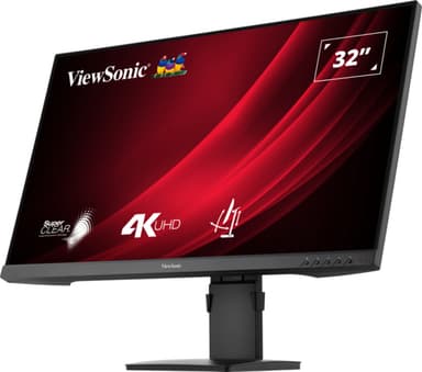 Viewsonic VG3208-4K computer monitor 81.3 cm (32") 3840 x 2160 pixels 4K Ultra HD LED Black view 4