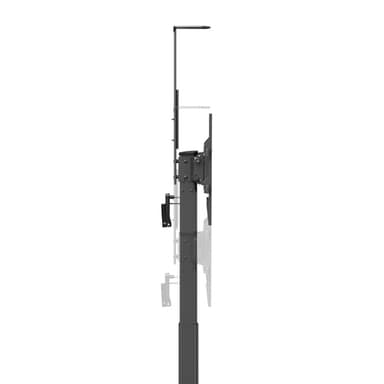 Manhattan Trolley Mount Stand for TV & Monitors (crank handle height adjust), For screens: 37" to 65", VESA compatibility: all between 200x200 to 600x400mm -check the dimensions of the four mounting holes on back of screen to ensure it fits, Max 70kg,1120 to 1570mm view 14