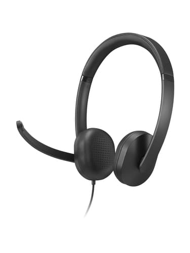Lenovo VoIP Headset 5000 Wired Head-band Office/Call center USB Type-C Black view 2
