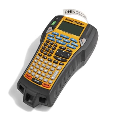 DYMO Rhino 6000+ Industrial Label Maker | Computer Connected Label Printer with Hard Carry Case | Includes 1 Vinyl Tape Cassette1 Flexible Nylon Tape Cassette and Rechargeable Lithium Ion Battery view 9