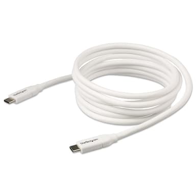 StarTech.com USB-C to USB-C Cable w/ 5A PD - M/M - White - 2 m (6 ft.) - USB 2.0 - USB-IF Certified view 4