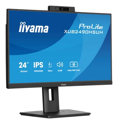 iiyama XUB2490HSUH-B2 computer monitor 60.5 cm (23.8") 1920 x 1080 pixels Full HD LED Black view 1