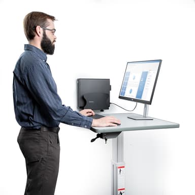 StarTech.com PC Wall Mount Bracket, Supports Desktop Computers Up To 40lb (18kg), Tool-Less Adjustments 1.9-7.8in (50-200mm), Heavy-Duty Wall Mount Shelf/Holder for PC Case/Tower - TAA view 8