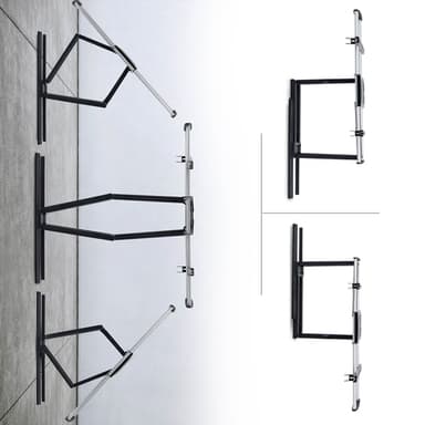 StarTech.com Ultra-Slim Articulating TV Wall Mount for up to 65-inch and 99lb/45kg Flat Screens, VESA 600x400, TAA-Compliant Low-Profile Bracket view 6