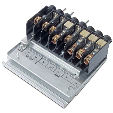 APC Symmetra LX Input/Output wiring tray-200/208V view 1