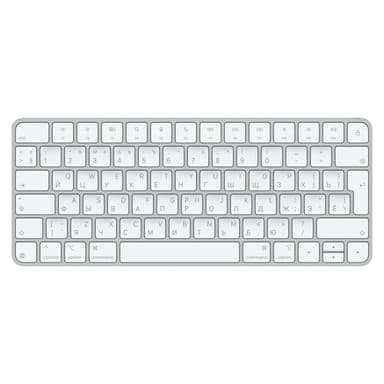 Apple Magic keyboard Universal USB + Bluetooth QWERTY Russian White view 1