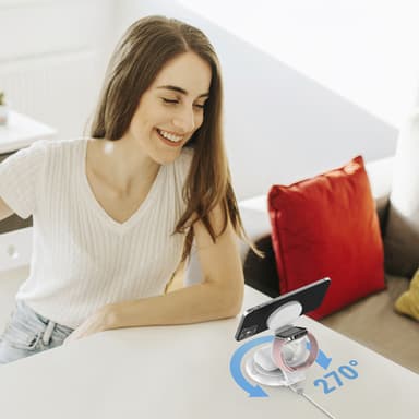 j5create Qi2 3-in-1 Magnetic Foldable Wireless Charging Station view 9