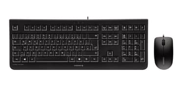 CHERRY DC 2000 keyboard Mouse included Universal USB AZERTY Belgian Black view 1