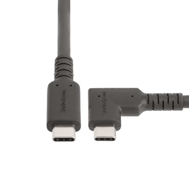 StarTech.com 1.6ft (50cm) USB-C Cable, Right-Angled, USB 10Gbps, 100W (5A) Power Delivery, 8K 60Hz / 4K 144Hz DP Alt Mode, Rugged USB C Cord - Thunderbolt Compatible view 5