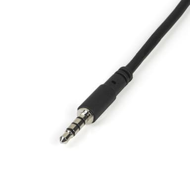 StarTech.com Headset adapter for headsets with separate headphone / microphone plugs - 3.5mm 4 position to 3 position and 2 position 3.5mm M/F view 2
