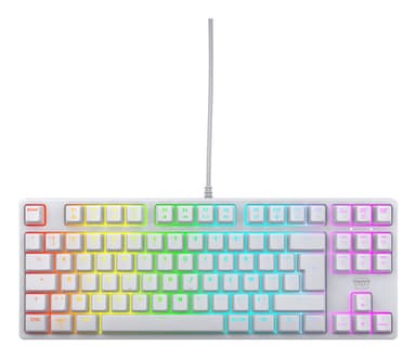 CHERRY K4V2 RGB Tenkeyless White edition, Mechanical gaming keyboard, French view 1