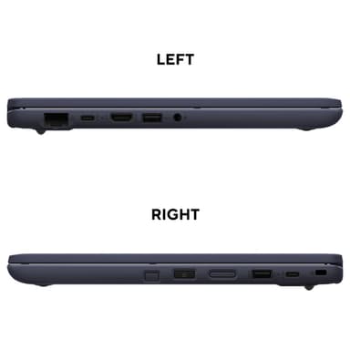ASUS BR1402C-i381XA-3Y Intel Core i3 N-series i3-N305 Laptop 35.6 cm (14") Full HD 8 GB DDR4-SDRAM 128 GB UFS Wi-Fi 6 (802.11ax) Windows 11 Pro Education Grey view 10