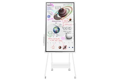 Samsung WM65B interactive whiteboard 165.1 cm (65") 3840 x 2160 pixels Touchscreen Grey, White view 18