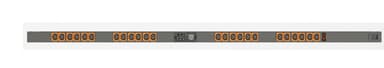 Vertiv MUS5MGB0-24L137-2C20A9A00-S power distribution unit (PDU) 24 AC outlet(s) Black view 1
