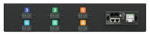 Vertiv DU05M2R1-24CF17-2S02A9H00-S power distribution unit (PDU) 24 AC outlet(s) 2U Black