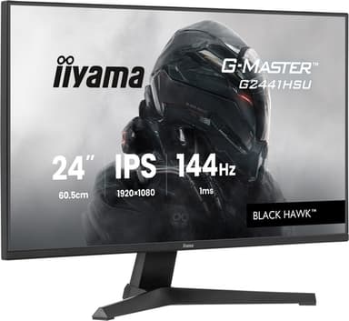 iiyama G2441HSU-B1 computer monitor 60.5 cm (23.8") 1920 x 1080 pixels Full HD LED Black view 3