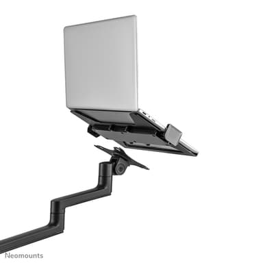 Neomounts DS20-425BL2 Monitor arm with laptop holder 17-27" - space saving view 9