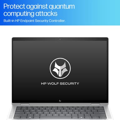 HP EliteBook X Flip G1i Next Gen AI PC Wolf Pro Security Edition Copilot+ PC Intel Core Ultra 7 258V Hybrid (2-in-1) 35.6 cm (14") Touchscreen 2.5K 32 GB LPDDR5x-SDRAM 1 TB SSD Wi-Fi 7 (802.11be) Windows 11 Pro Silver view 6