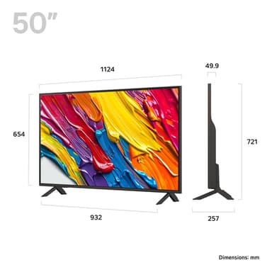 LG 50QNED84A6C.AEK TV 127 cm (50") 4K Ultra HD Smart TV Wi-Fi Brown view 2