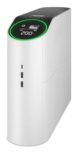 APC Back-UPS Pro, 2200VA/1320W, Tower, 230V, 4x Schuko and 2x IEC C13 outlets, RGB Lights, Pure Sine Wave, Arctic (White) view 1