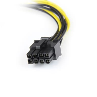 StarTech.com 6in LP4 to 8 Pin PCI Express Video Card Power Cable Adapter view 2
