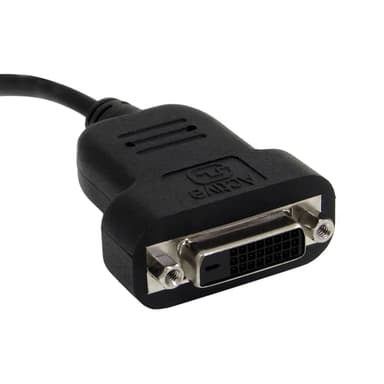 StarTech.com Mini DisplayPort to DVI Adapter - Active Mini DisplayPort to DVI-D Adapter Converter - 1080p Video - mDP or Thunderbolt 1/2 Mac/PC to DVI Monitor Dongle, mDP to DVI Single-Link view 3