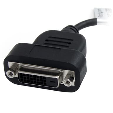 StarTech.com DisplayPort to DVI Adapter - Active DisplayPort to DVI-D Adapter/Video Converter 1080p - DP 1.2 to DVI Monitor Cable Adapter Dongle - DP to DVI Adapter - Latching DP Connector view 2