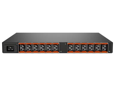 Vertiv Geist VP5U21A0 power distribution unit (PDU) 12 AC outlet(s) 1U Black view 1
