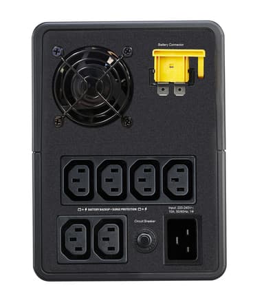 APC Easy UPS, 2200VA, Tower, 230V, 6x IEC C13 Outlets, AVR view 2