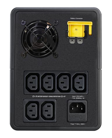 APC Easy UPS uninterruptible power supply (UPS) Line-Interactive 1.6 kVA 900 W 6 AC outlet(s) view 2