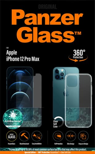 PanzerGlass ® 2-in-1 Pack Apple iPhone 12 Pro Max