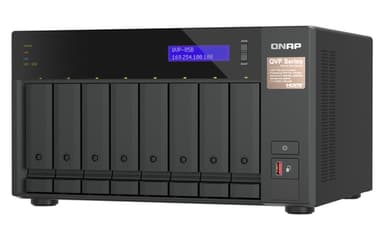 QNAP QVP-85B NAS/storage server Tower Intel® Core™ i5 32 GB DDR4 0 TB QVR Pro Black view 4