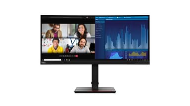 Lenovo ThinkVision P34w-20 computer monitor 86.7 cm (34.1") 3440 x 1440 pixels Wide Quad HD LED Black view 1