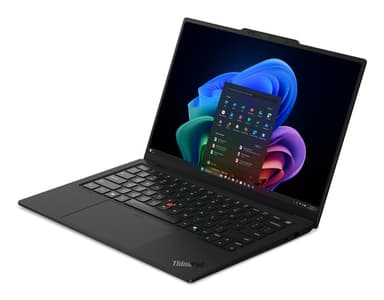 Lenovo ThinkPad X1 Carbon Gen 14 Aura Edition Copilot+ PC Intel Core Ultra 7 355 Laptop 35.6 cm (14") Touchscreen WUXGA 32 GB LPDDR5x-SDRAM 512 GB SSD Wi-Fi 7 (802.11be) Windows 11 Pro Black UK English view 3